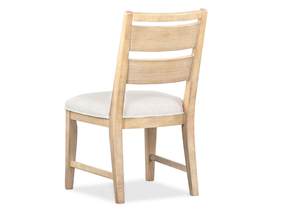 Somerset - Dining Side Chair With Upholstered Seat (Set of 2) - Butternut and Omari Natural