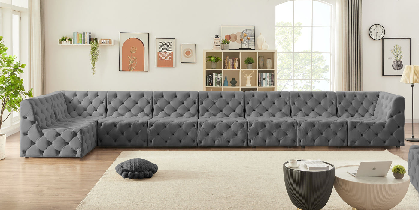 Tuft - Modular Sectional 8 Piece - Gray