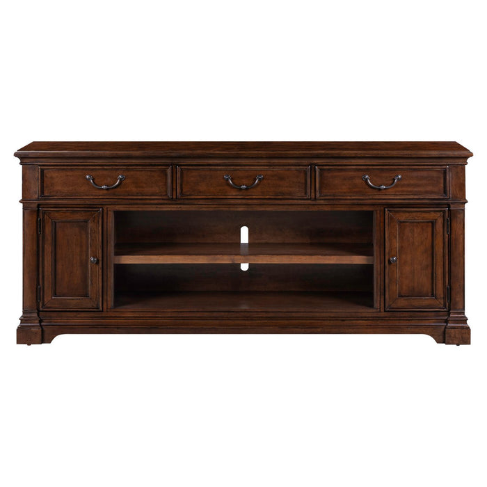 Fireplace TV Consoles - 84" Fireplace TV Console FTS - Brown