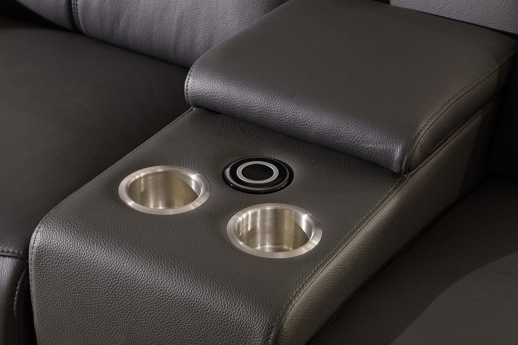 9762 - 12-Piece U-Shaped Sectional Sofa With 4 Power Recliners