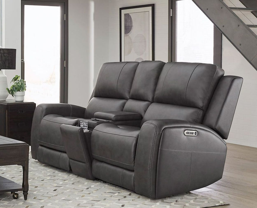 Belmont - Power Zero Gravity Tilt Console Loveseat P3