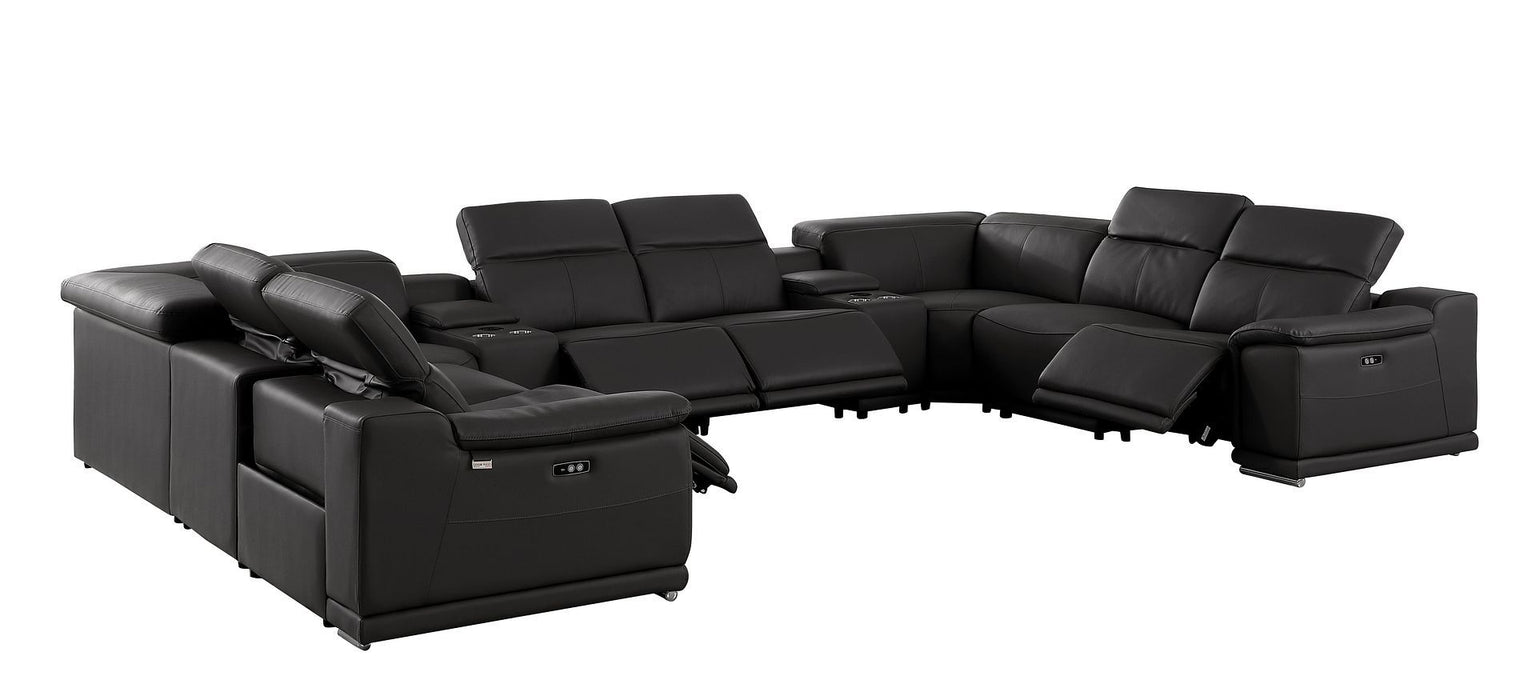 9762 - 10-Piece U Shaped Sectional Sofa With 4 Power Recliners