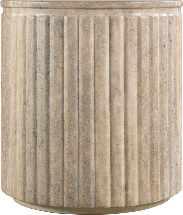 Catania - Concrete Indoor/Outdoor End Table - Travertine