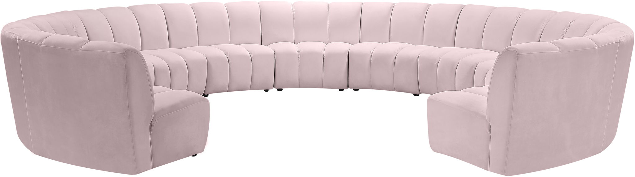 Infinity - 11 Piece Velvet Modular Sectional