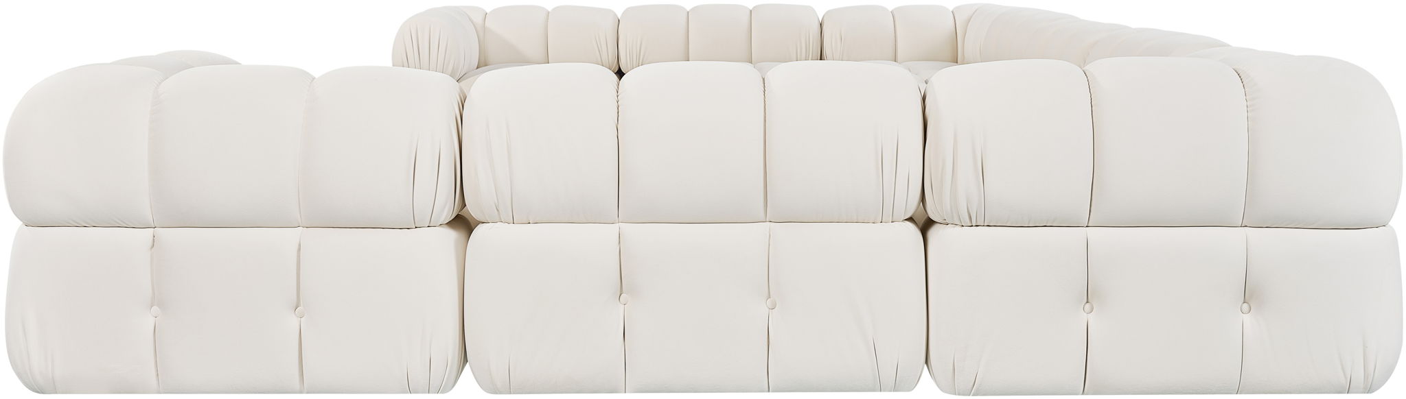 Orin - Velvet Performance Fabric Upholstered 9 Piece Sectional