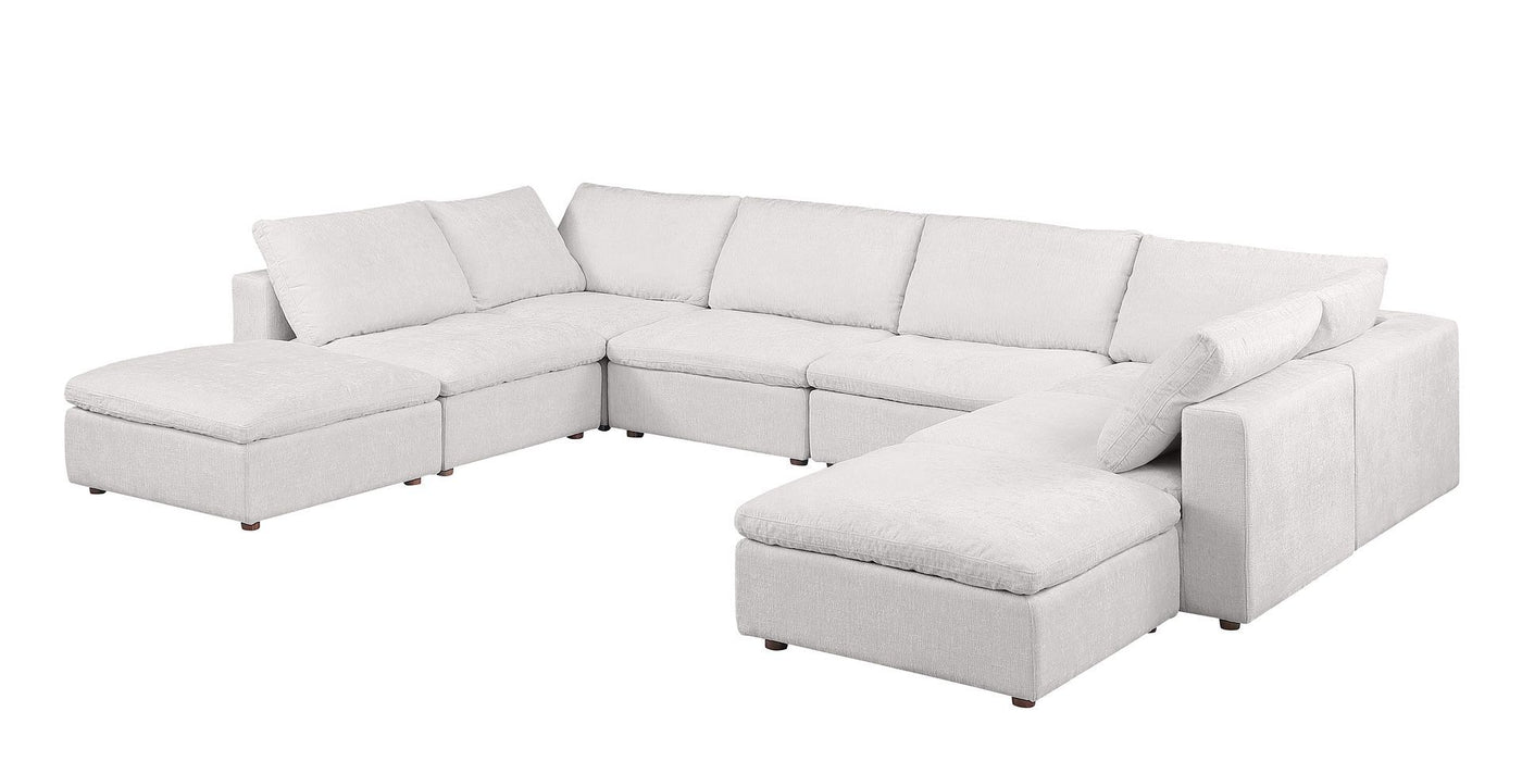 1100 - Top-Grain Italian Leather 8-Piece Sectional With Chaise