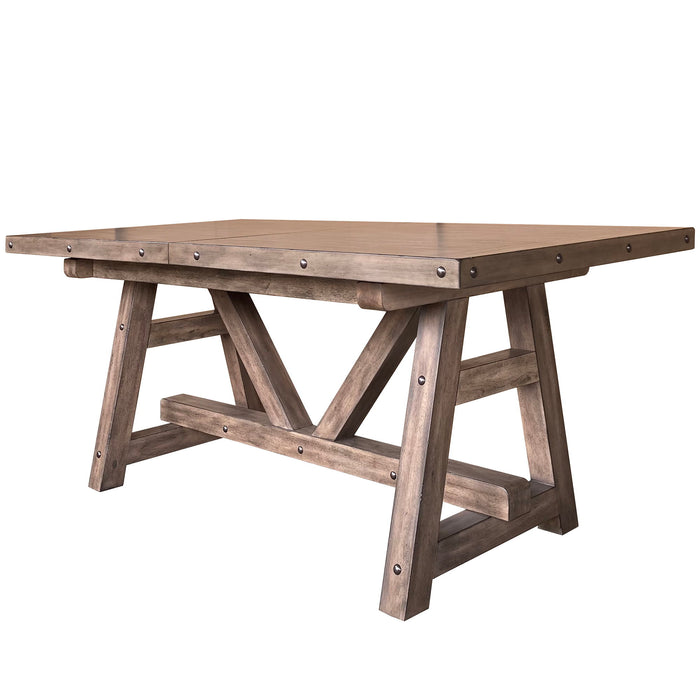 Lodge Dining - Counter Height Dining Table With Extensions - Siltstone