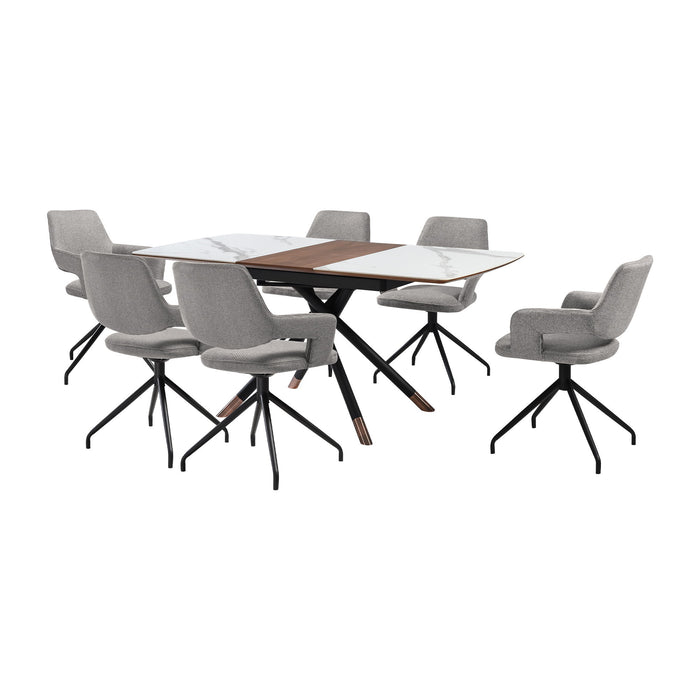 Alora Penny - Extendable Dining Set