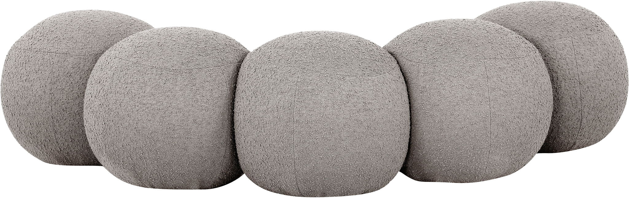 Apollo - Boucle Fabric Bench