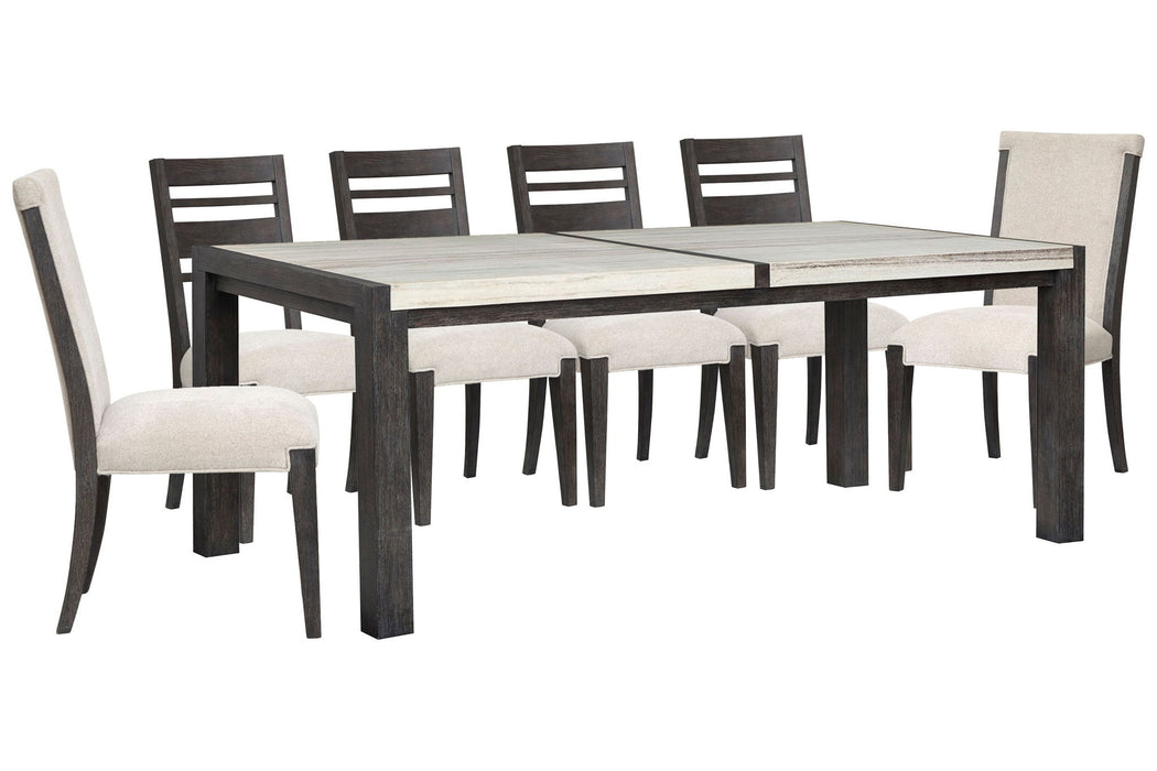 Plum Creek - 7 Piece Rectangular Dining Table Set