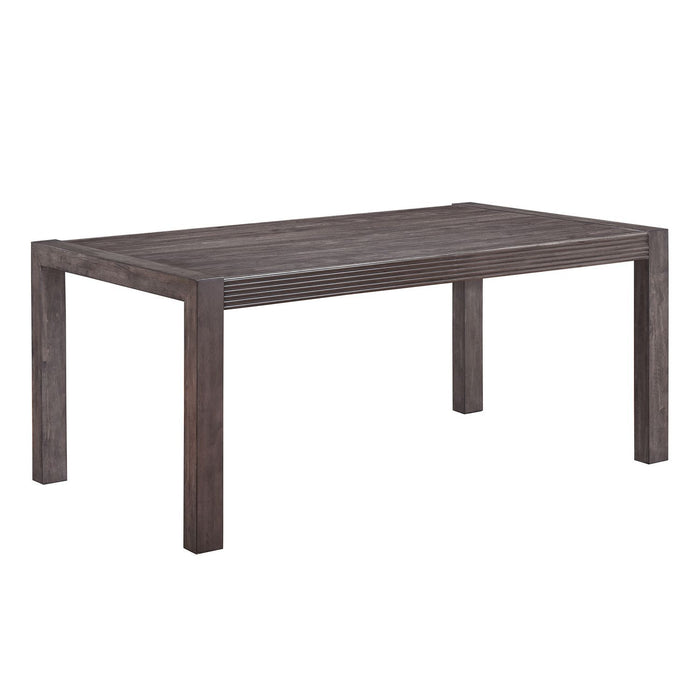 Modern Edge - Rectangular Leg Table - Brown