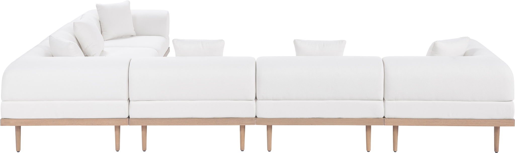 Laguna - 6 Piece 142" Outdoor Patio Modular Sectional