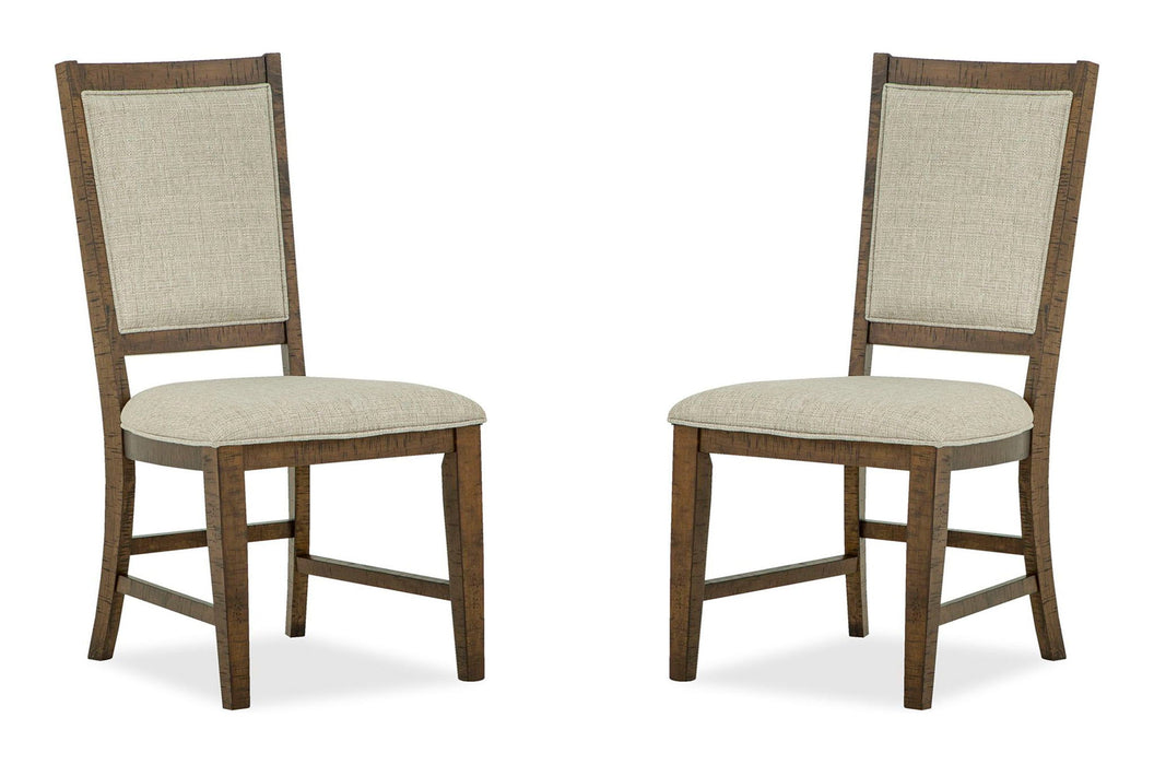 Bay Creek - Step Up Side Chair With Upholstered Seat & Back (Set of 2) - Dark Brown