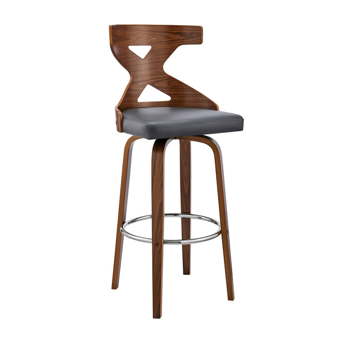 Gayle - Swivel Cross - Back Bar Stool