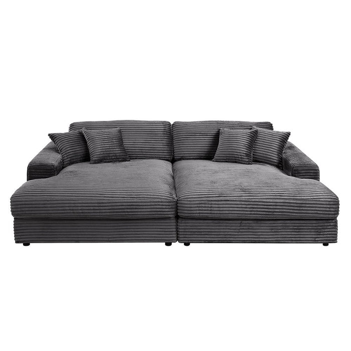 Hilde - Sectional Sofa With 4 Pillows