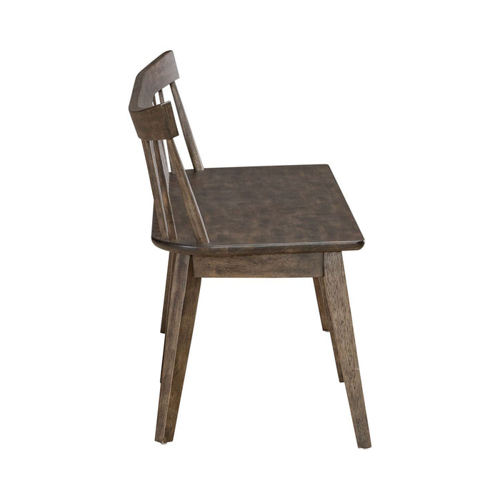 Midland Falls - Spindle Back Bench (RTA) - Dark Brown