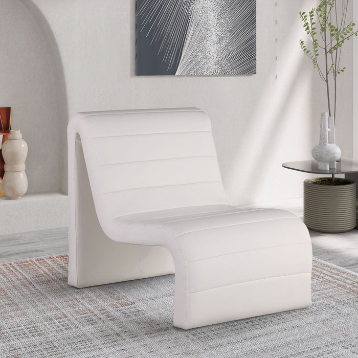 Ivy - Faux Leather Accent Chair