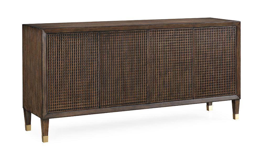 Ryder - Four Door Credenza - Crafter Brown