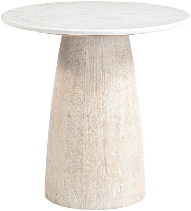 Liona - Marble And Mango Wood Table
