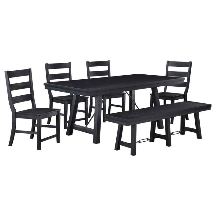 Newport - Rectangular Trestle Table Dining Set