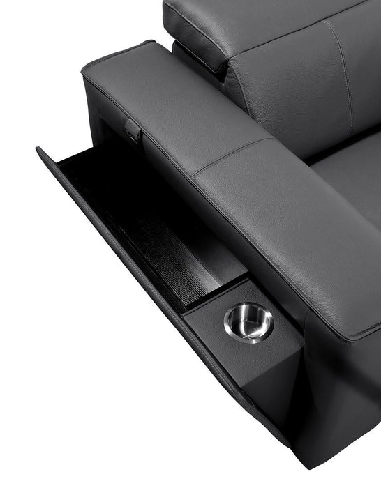 1224 - 12-Piece U-Shaped Sectional Sofa In With 4 Power Recliners & Power Headrests