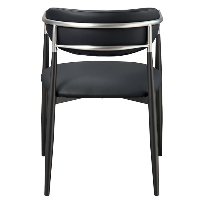 Jaramillo - Arm Chair (Set of 2) - Black Leatherette