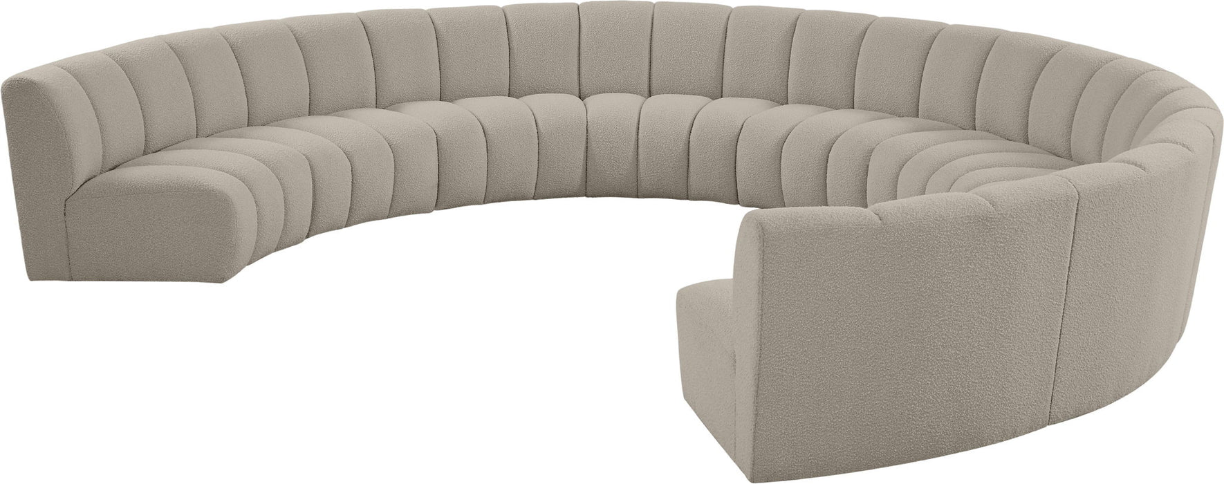 Infinity - 9 Piece Boucle Modular Sectional
