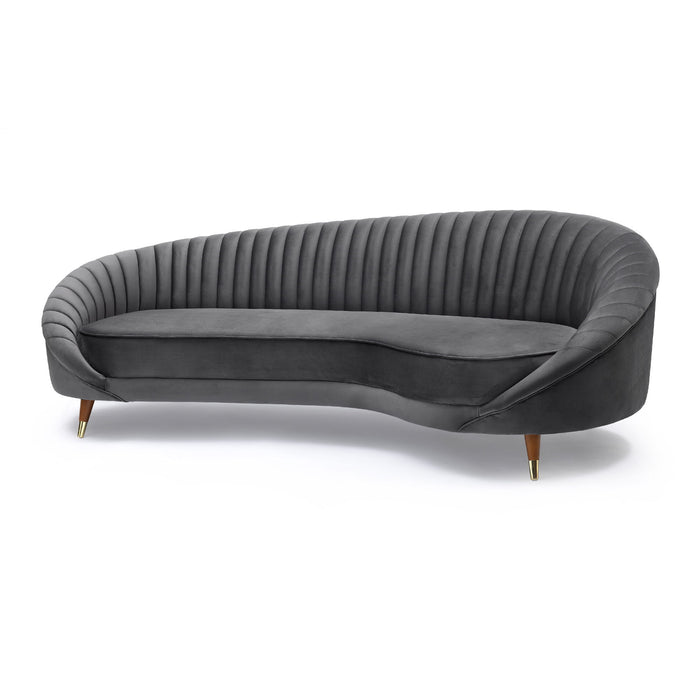 Karisma - Curved Velvet Sofa