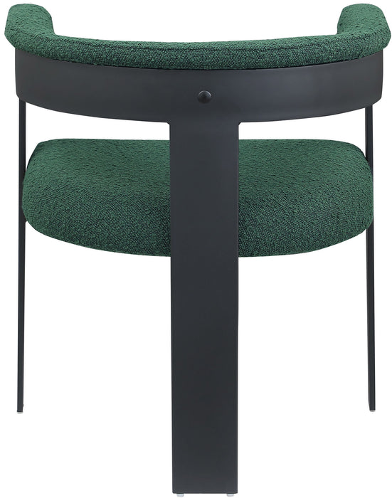 Romeo - Boucle Dining Chair With Black Base (Set of 2)