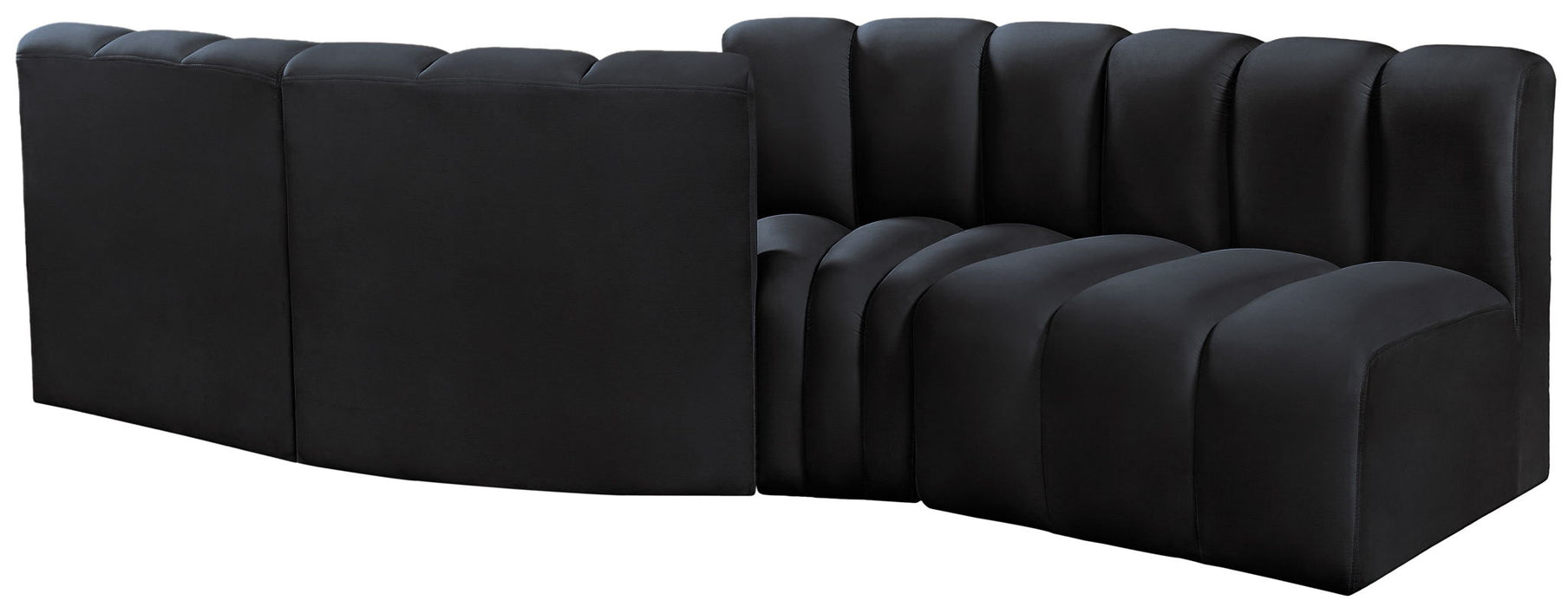 Arc - Velvet 4 Piece Sofa