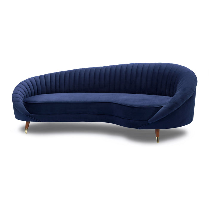 Karisma - Curved Velvet Sofa