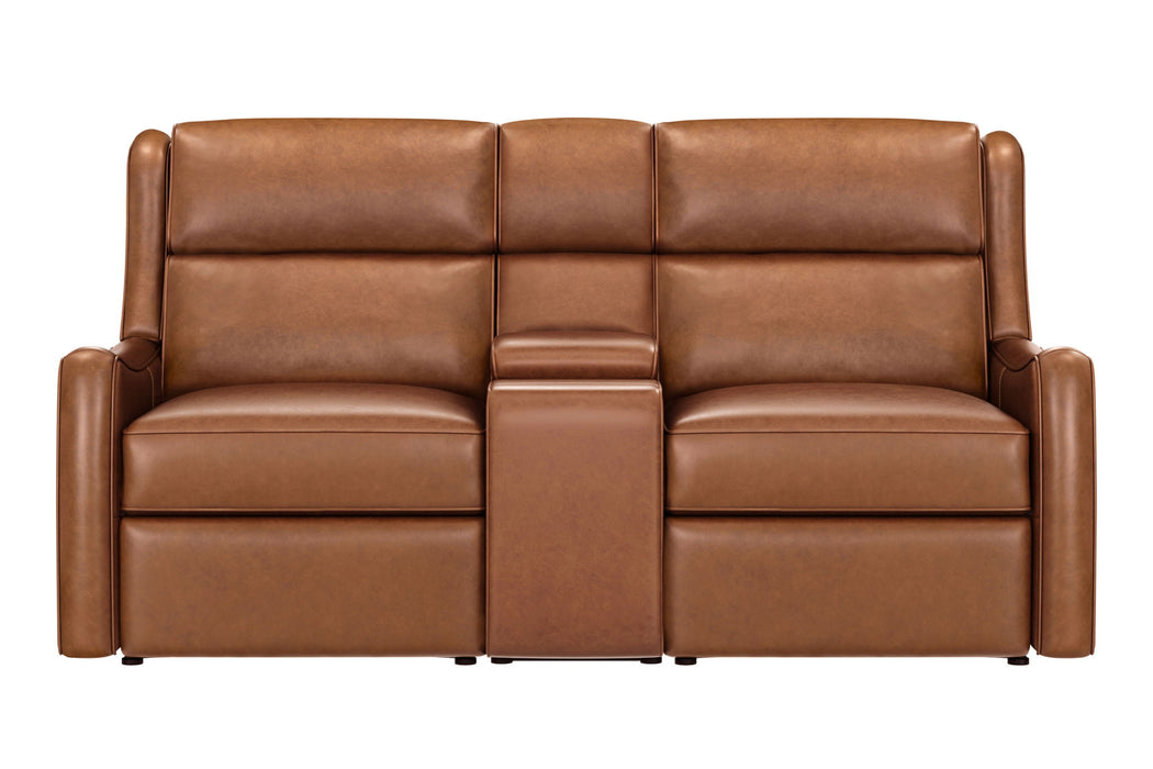 Channing - Power Zero Gravity Tilt Console Loveseat P3 - Renaissance Cinnamon