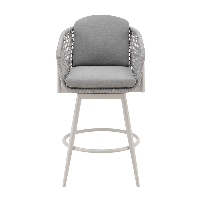 Rhodes - Outdoor Patio Swivel Counter Stool Set