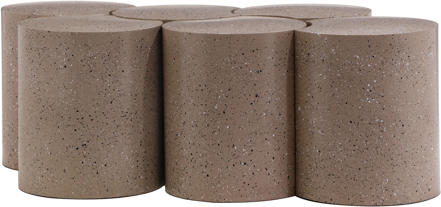 Dimple - 6 Piece Modular Coffee Table - Terazzo Finish