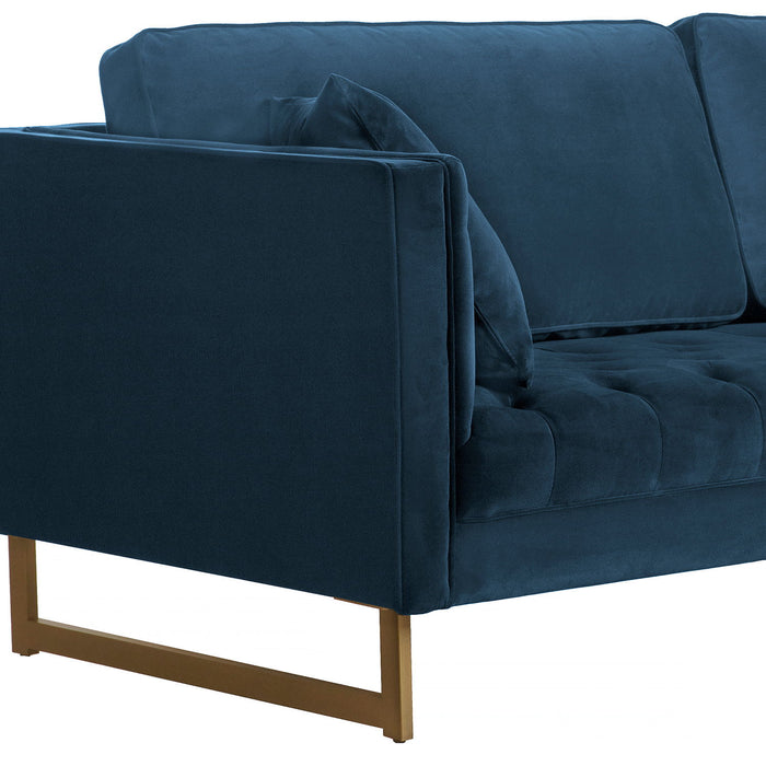 Lenox - Modern Sofa With Brass Legs