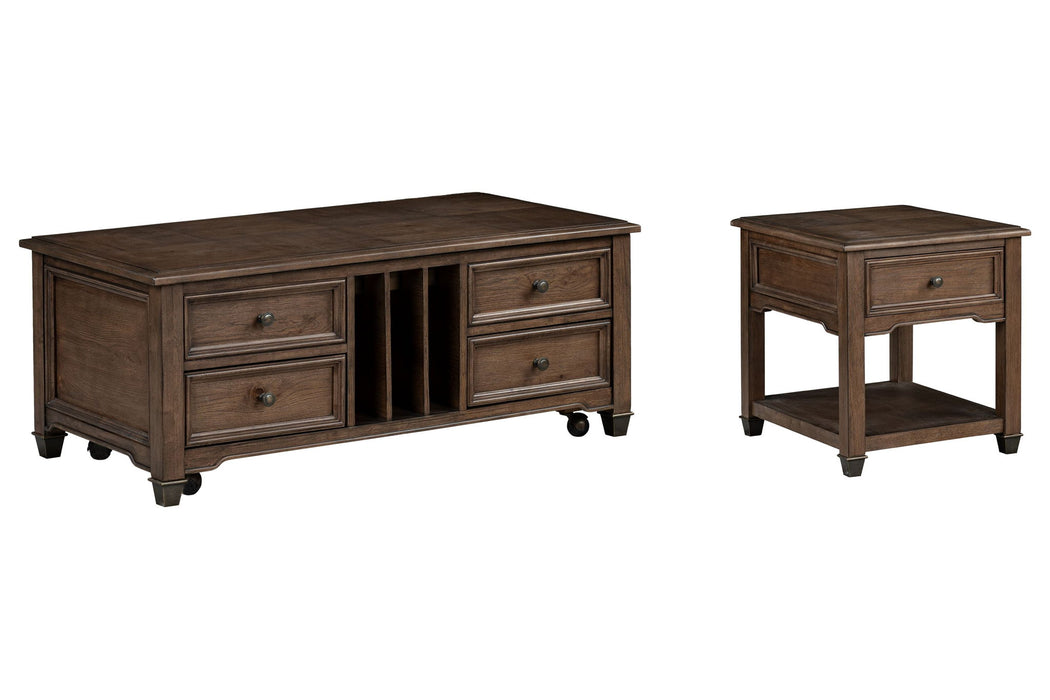 Cormac - Lift Top Storage Cocktail Table Set
