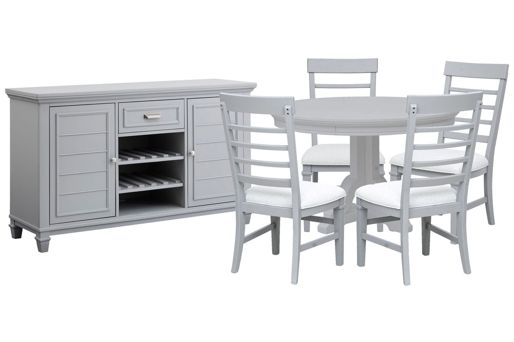 Charleston - Extendable 48" Round Dining Table Set