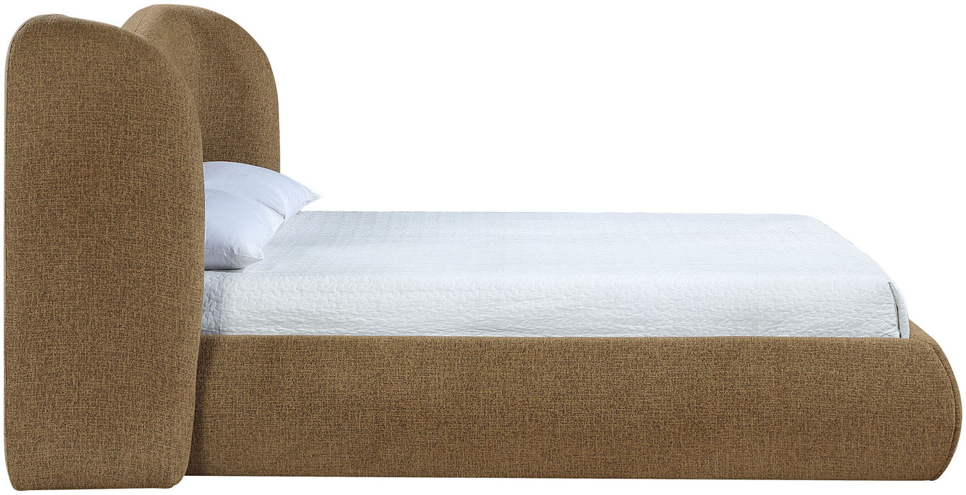 Elowen - Chenille Fabric Upholstered Bed