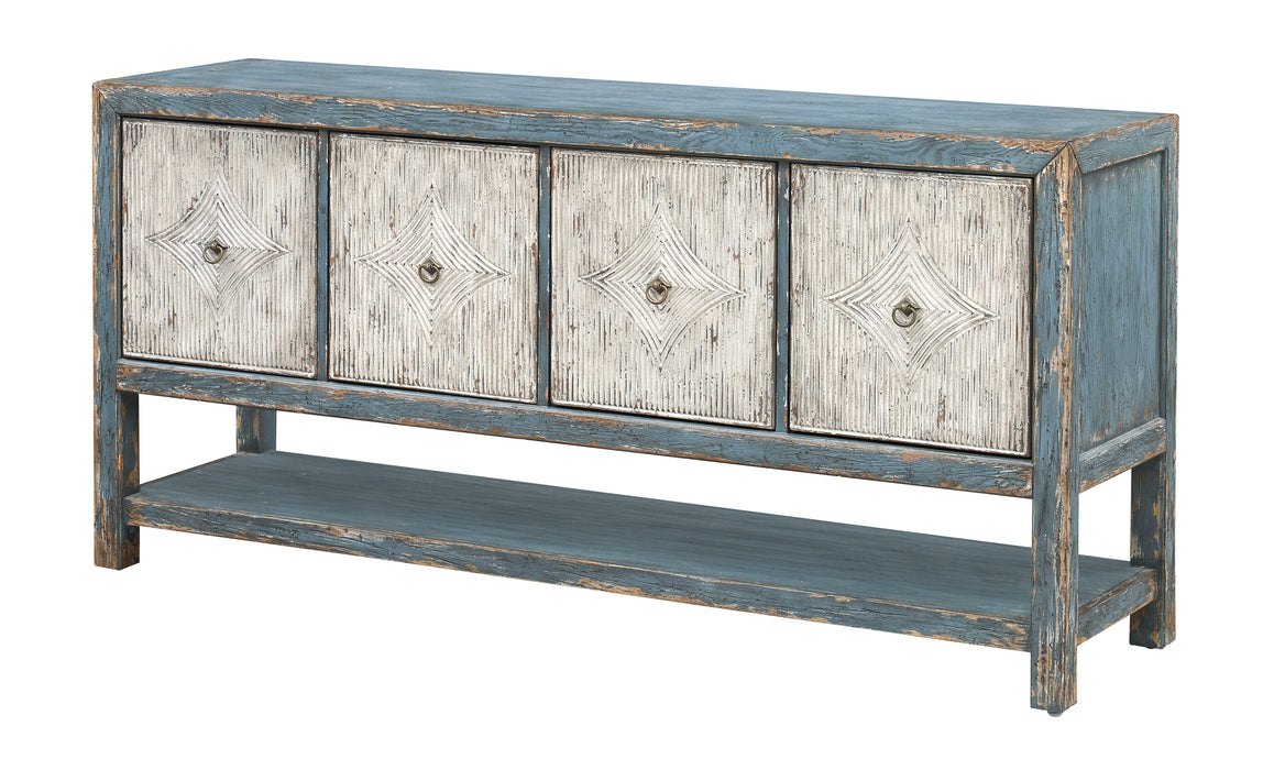 Sutton - Four Door Sideboard - Bisman Two Tone Rubbed