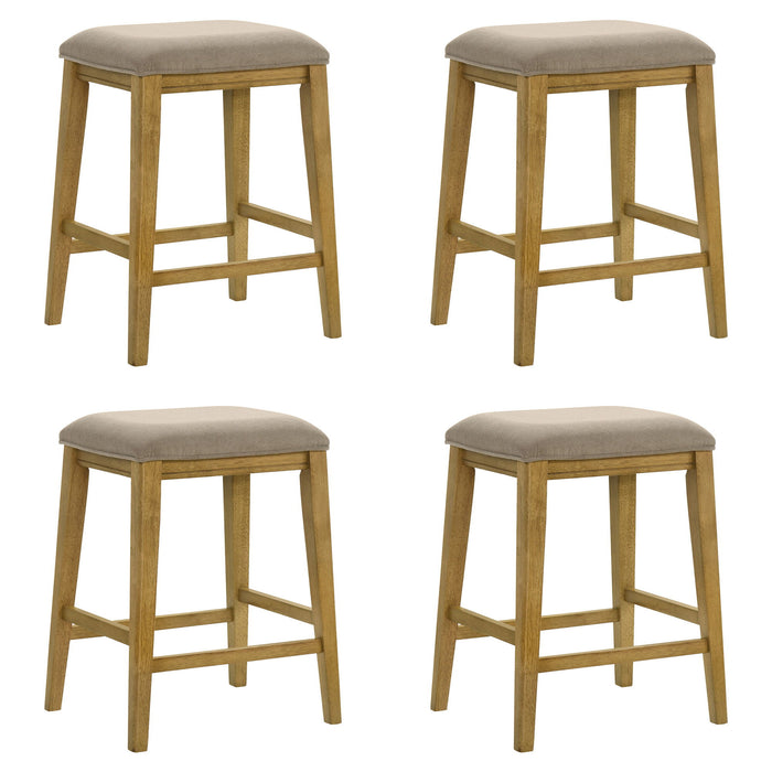 Jane - Contemporary Transitional Wood Counter Height Kitchen Bar Stool