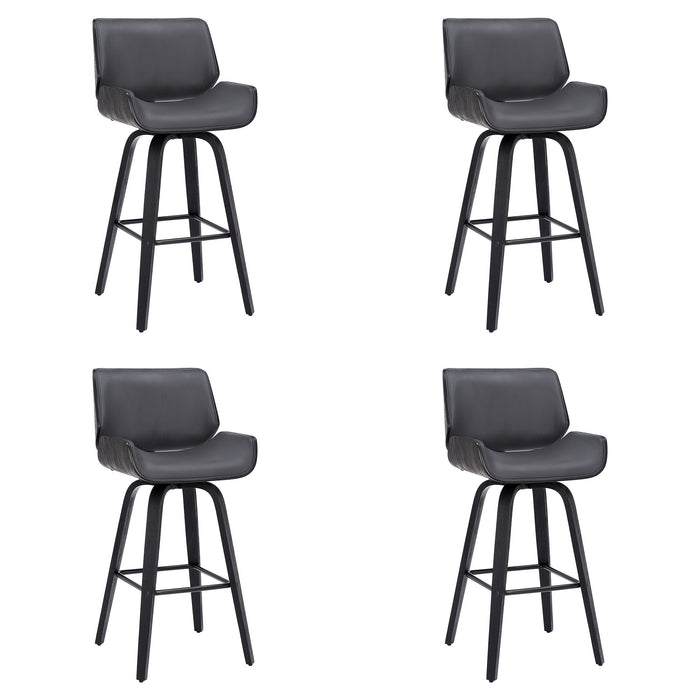 Tyler - 26" Counter Height Swivel Bar Stool With Black Frame