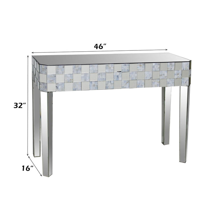 Nasa - Console Table - Mirrored & Mother of Pearl