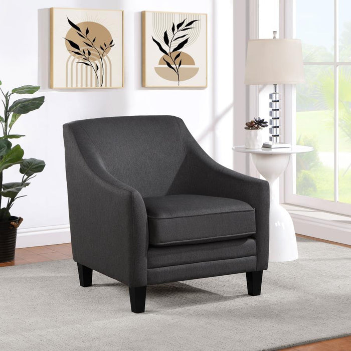 Liam - Upholstered Sloped Arm Accent Club Chair