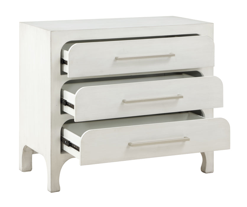 Oxford - Three Drawer Accent Chest - Burnished White