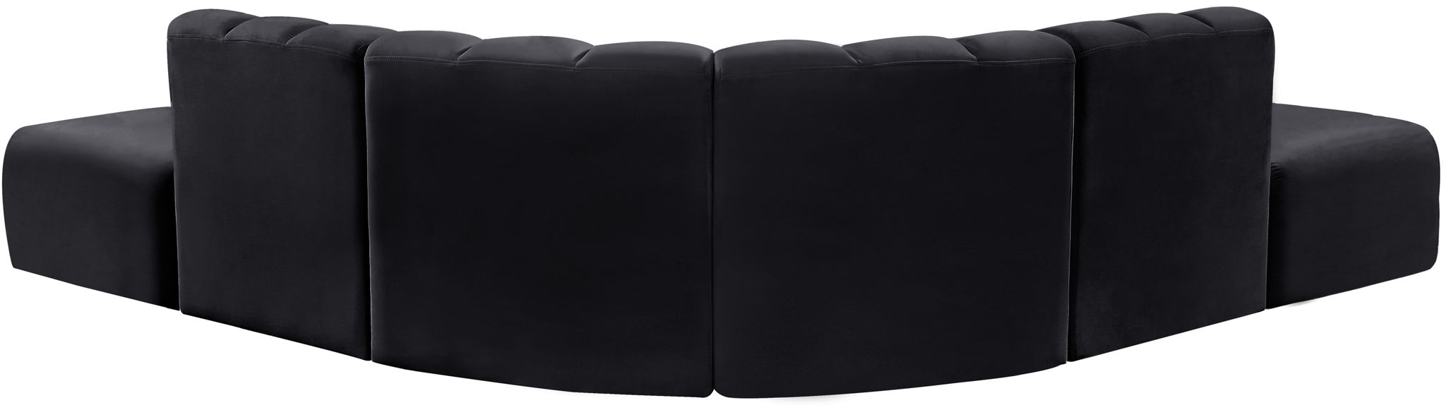 Arc - Velvet 6 Piece Corner Modular Sofa