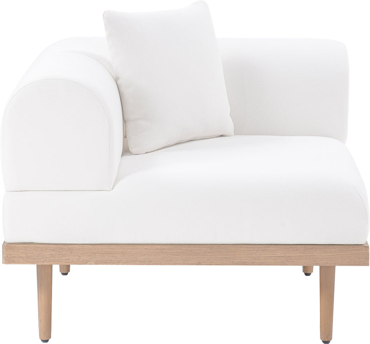 Laguna - Resilient Water Resistant Fabric Upholstered Outdoor Patio Modular Corner Chair