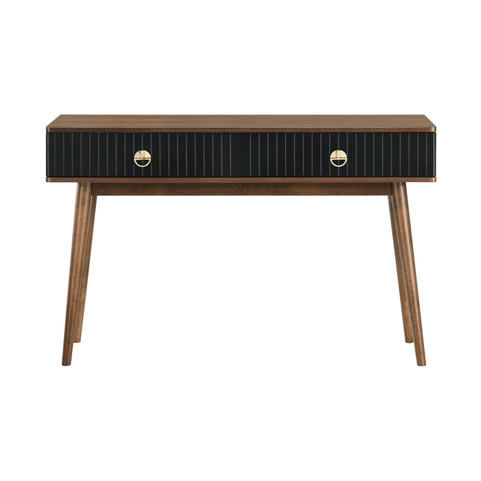 Amigo - Veneer Console Table - Black / Walnut