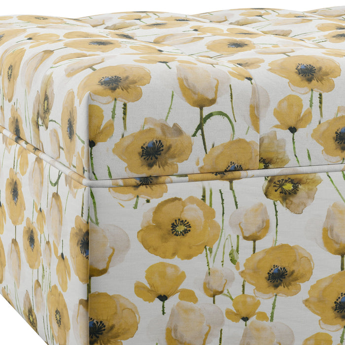 Celia - Storage Ottoman - Golden Poppy