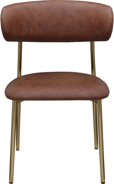 Lupita - Dining Chair With Brushed Gold Legs (Set of 2)