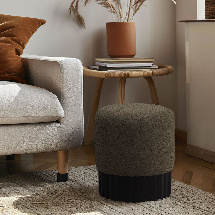 Veranda - Ottoman / Stool With Black Base